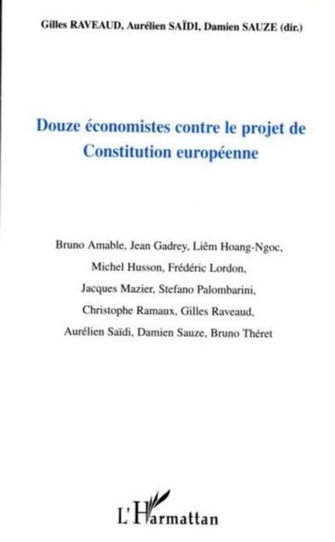 Produktbild: Douze economistes contre le projet de co