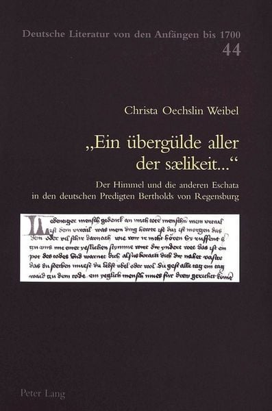 Produktbild: &laquo;Ein &uuml;berg&uuml;lde aller der s&aelig;likeit&hellip;&raquo;