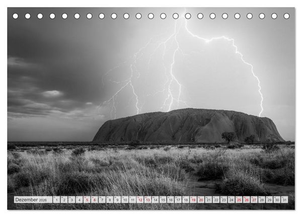 Produktbild: Monochrome Wonders (Tischkalender 2026 DIN A5 quer), CALVENDO Monatskalender