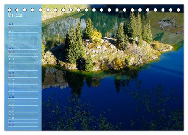 Produktbild: SeenSucht Entdecke Seen in der Schweiz Planer (Tischkalender 2026 DIN A5 quer), CALVENDO Monatskalender