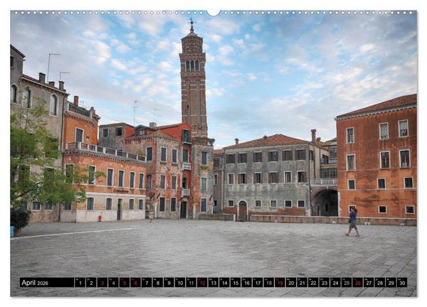 Produktbild: Venedig - Der andere Blick (hochwertiger Premium Wandkalender 2026 DIN A2 quer), Kunstdruck in Hochglanz