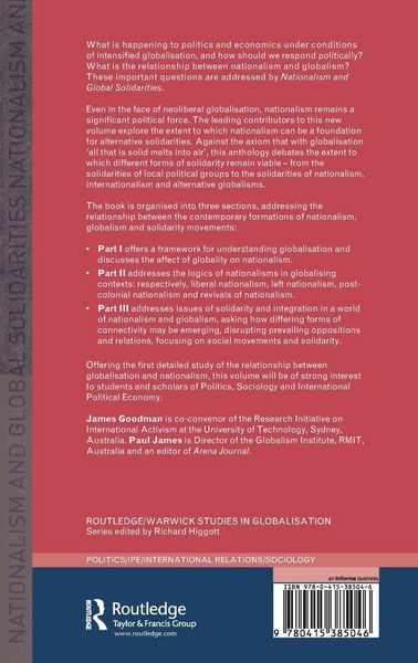 Produktbild: Nationalism and Global Solidarities
