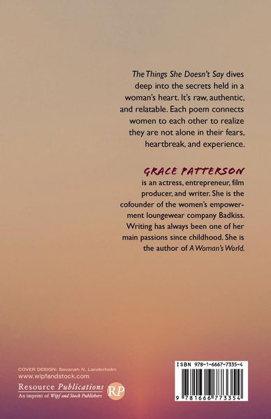 Produktbild: The Things She Doesn't Say