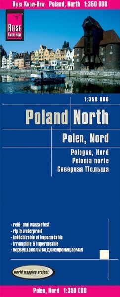 Landkarte Polen Nord vom Reise Know-How Verlag
