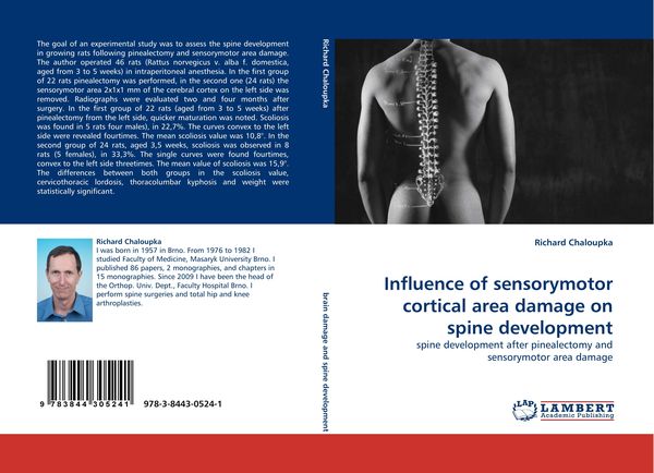 Produktbild: Influence of sensorymotor cortical area damage on spine development