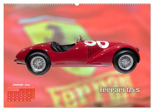 Produktbild: Ferrari - Synonym f&uuml;r Motorsport (Wandkalender 2026 DIN A2 quer), CALVENDO Monatskalender