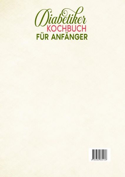 Produktbild: Diabetiker Kochbuch f&uuml;r Anf&auml;nger