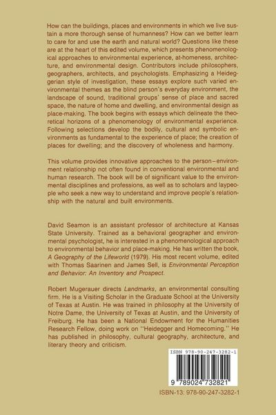 Produktbild: Dwelling, Place and Environment
