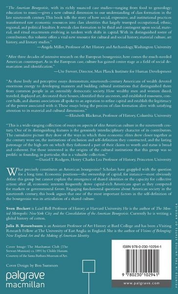Produktbild: The American Bourgeoisie
