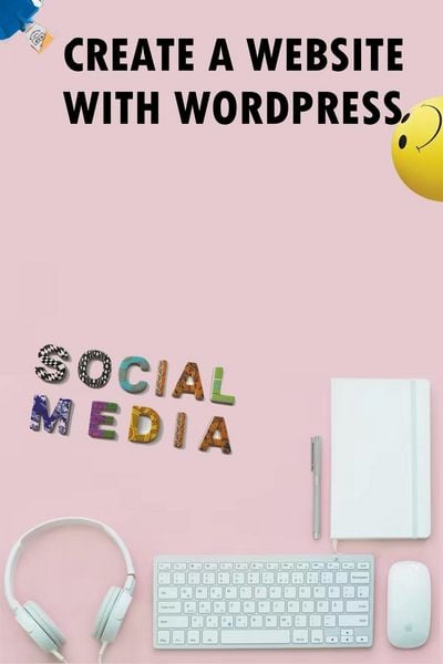 Produktbild: Create A Website With Wordpress Social Media