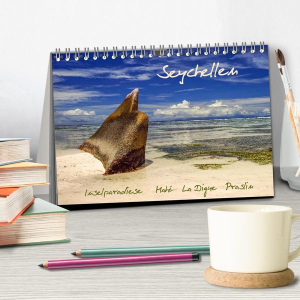 Produktbild: Seychellen - Inselparadiese Mah&eacute; La Digue Praslin (Tischkalender 2026 DIN A5 quer), CALVENDO Monatskalender