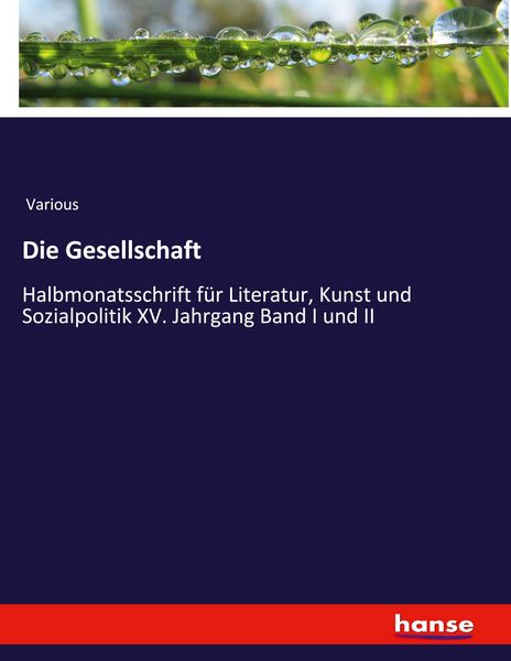 Produktbild: Die Gesellschaft