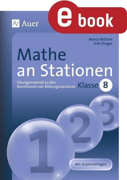 Produktbild: Mathe an Stationen Klasse 8