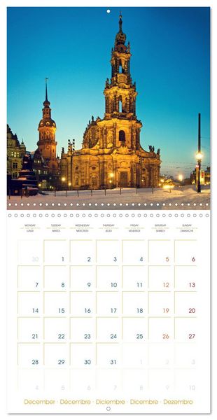 Produktbild: Romantic Dresden (Wall Calendar 2026 12 &times; 12 Inch) CALVENDO 12 Month Wall Calendar