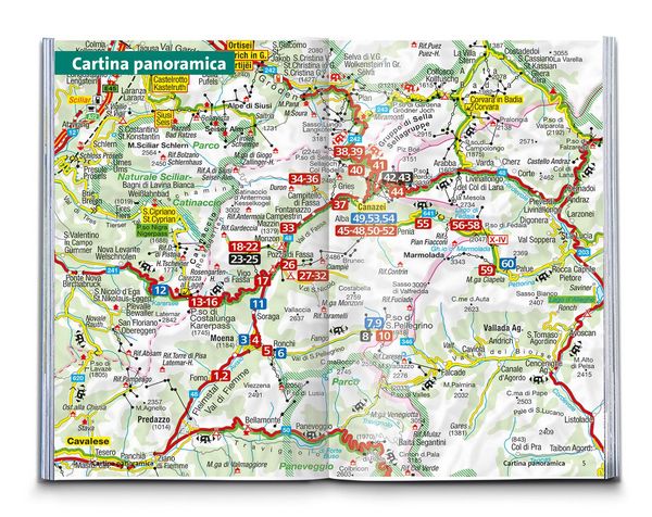 Produktbild: KOMPASS guida escursionistica Val di Fassa / Fassatal, 60 itinerari