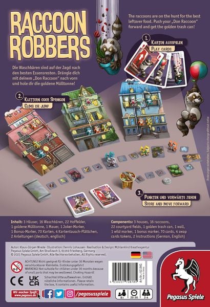 Produktbild: Raccoon Robbers (Spiel)