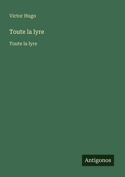 Produktbild: Toute la lyre
