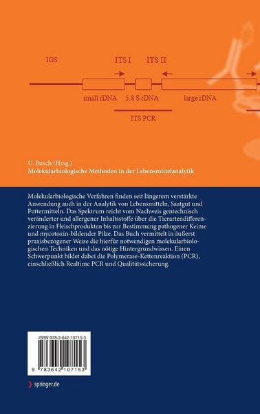 Produktbild: Molekularbiologische Methoden in der Lebensmittelanalytik