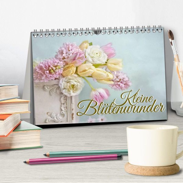 Produktbild: Kleine Bl&uuml;tenwunder (Tischkalender 2026 DIN A5 quer), CALVENDO Monatskalender