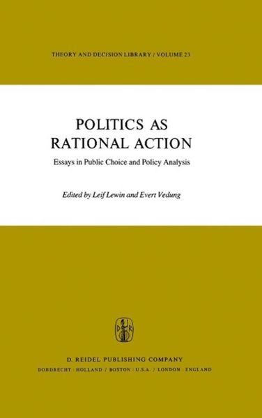Produktbild: Politics as Rational Action