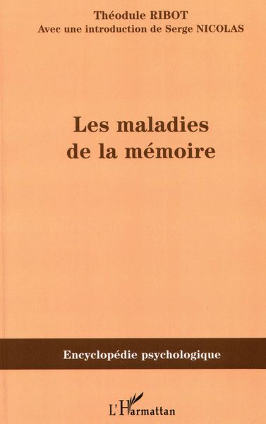 Produktbild: Les maladies de la m&eacute;moire