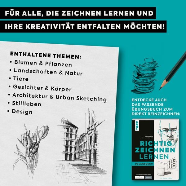 Produktbild: Richtig zeichnen lernen