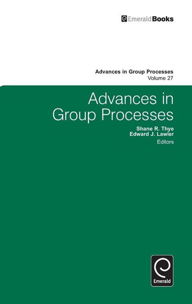 Produktbild: Advances in Group Processes