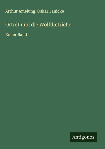 Produktbild: Ortnit und die Wolfdietriche