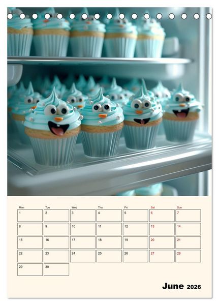Produktbild: The Light ist still on in the Fridge (Desk Calendar 2026 DIN A5 portrait), CALVENDO 12 Month DeskCalendar
