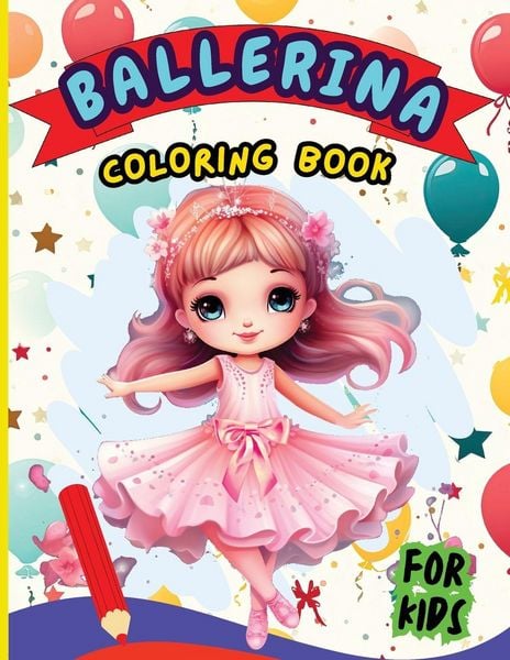 Produktbild: Ballerina Coloring Book For Kids
