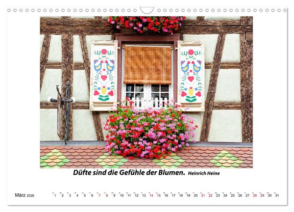 Produktbild: Fenster Gedanken (Wandkalender 2026 DIN A3 quer), CALVENDO Monatskalender