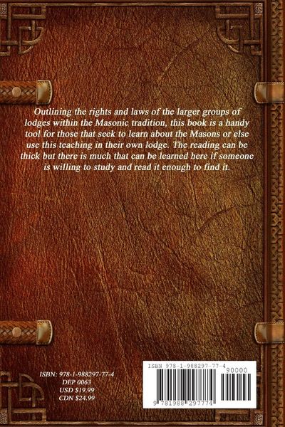 Produktbild: The Principles of Masonic Law