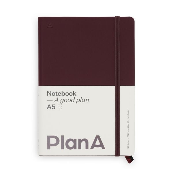 Produktbild: Notizbuch A5 Hardcover Cozy Fig Punktiert, 192 Seiten