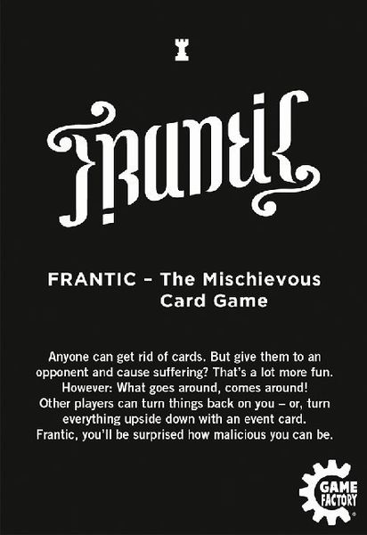 Produktbild: Game Factory - Frantic, Englische Version