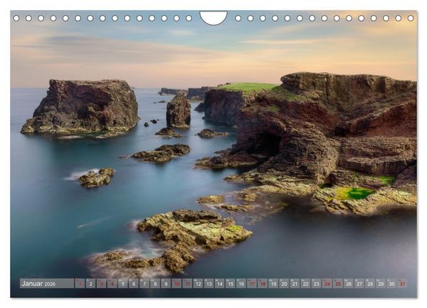 Produktbild: Wildes Shetland, die Wikinger-Inseln am Rande der Welt. (Wandkalender 2026 DIN A4 quer), CALVENDO Monatskalender