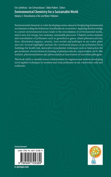 Produktbild: Environmental Chemistry for a Sustainable World