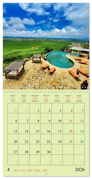 Produktbild: Discover Soroi Lions Bluff Lodge - Kenya (Wall Calendar 2026 12 &times; 12 Inch) CALVENDO 12 Month Wall Calendar