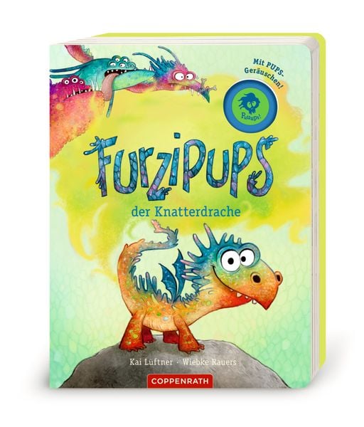Produktbild: Furzipups, der Knatterdrache (Pappbilderbuch)