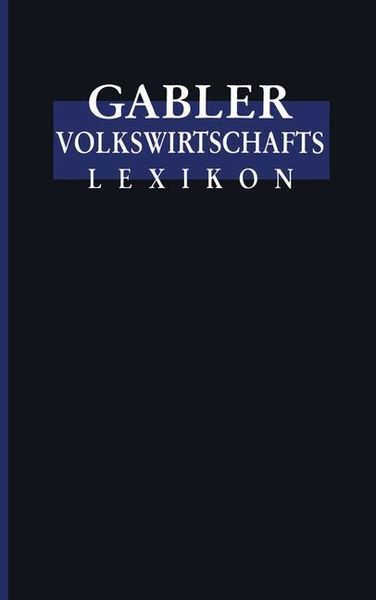Produktbild: Gabler Volkswirtschafts Lexikon