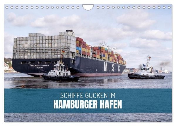 Produktbild: Schiffe gucken im Hamburger Hafen (Wandkalender 2027 DIN A4 quer), CALVENDO Monatskalender