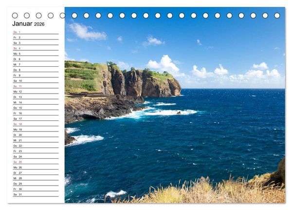 Produktbild: Azoren - S&atilde;o Miguel (Tischkalender 2026 DIN A5 quer), CALVENDO Monatskalender