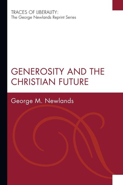 Produktbild: Generosity and the Christian Future