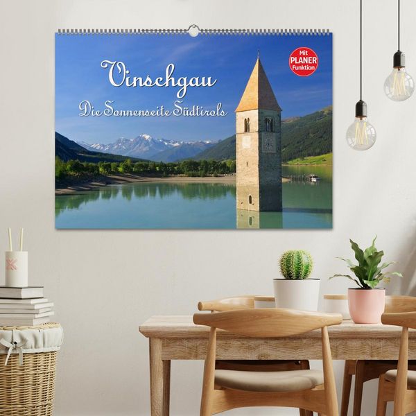 Produktbild: Vinschgau - Die Sonnenseite S&uuml;dtirols (Wandkalender 2026 DIN A2 quer), CALVENDO Monatskalender
