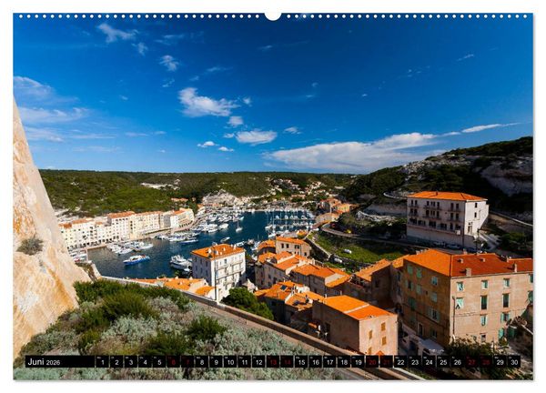 Produktbild: Bonifacio. Korsika (hochwertiger Premium Wandkalender 2026 DIN A2 quer), Kunstdruck in Hochglanz