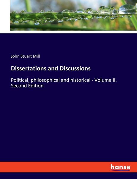 Produktbild: Dissertations and Discussions