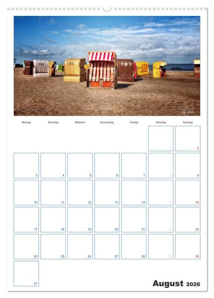 Produktbild: Friesland - Nordseebad Dangast (hochwertiger Premium Wandkalender 2026 DIN A2 hoch), Kunstdruck in Hochglanz