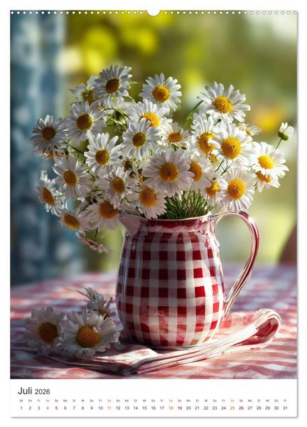 Produktbild: Die Sprache der Blumen (Wandkalender 2026 DIN A2 hoch), CALVENDO Monatskalender