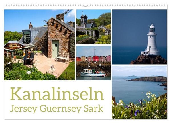 Kanalinseln - Jersey Guernsey Sark (Wandkalender 2026 DIN A2 quer), CALVENDO Monatskalender