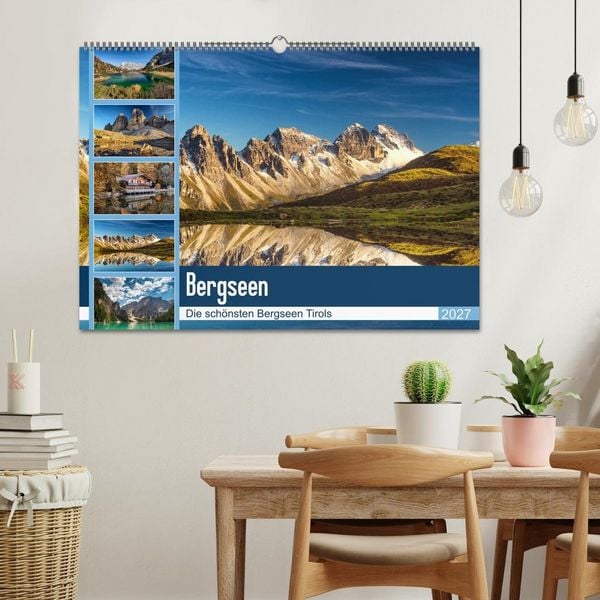 Produktbild: Tiroler Bergseen (Wandkalender 2027 DIN A2 quer), CALVENDO Monatskalender
