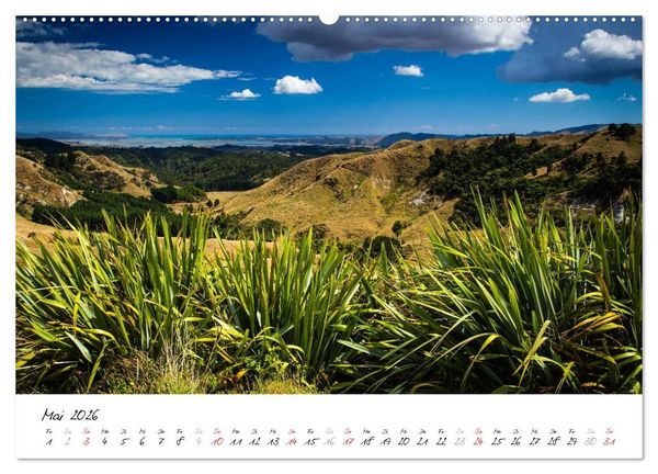 Produktbild: Neuseeland - Streifzug &uuml;ber die Nordinsel / CH-Version (Wandkalender 2026 DIN A2 quer), CALVENDO Monatskalender